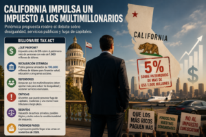 California impulsa un polémico impuesto a los multimillonarios y reabre el debate sobre la desigualdad