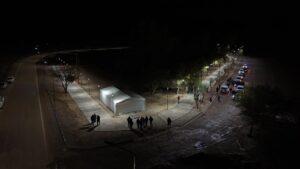 Quintela inauguró obras de iluminación y la primera etapa del Parque de la Familia en Vinchina