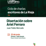 Charla escritores - 25 de junio