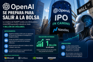 OpenAI se prepara para salir a la bolsa: la empresa detrás de ChatGPT apunta a una valuación récord