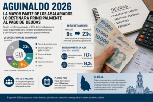 Aguinaldo 2026: la mayoría de los asalariados destinará el ingreso extra al pago de deudas