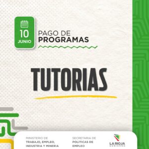 Ya está acreditado el Pago de Tutorías del Ministerio de Desarrollo Social de la provincia